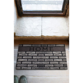Covor intrare Home, 40x60 cm, forma dreptunghiulara, PVC, gri