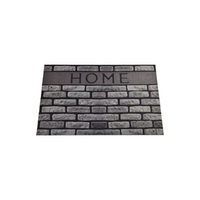 Covor intrare Home, 40x60 cm, forma dreptunghiulara, PVC, gri