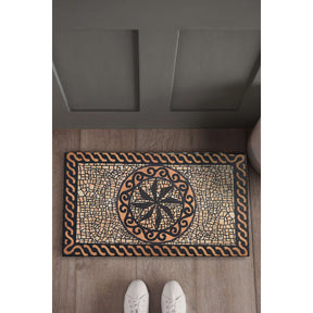 Covoras Loft, 40x60 cm, forma dreptunghiulara, material PVC, maro
