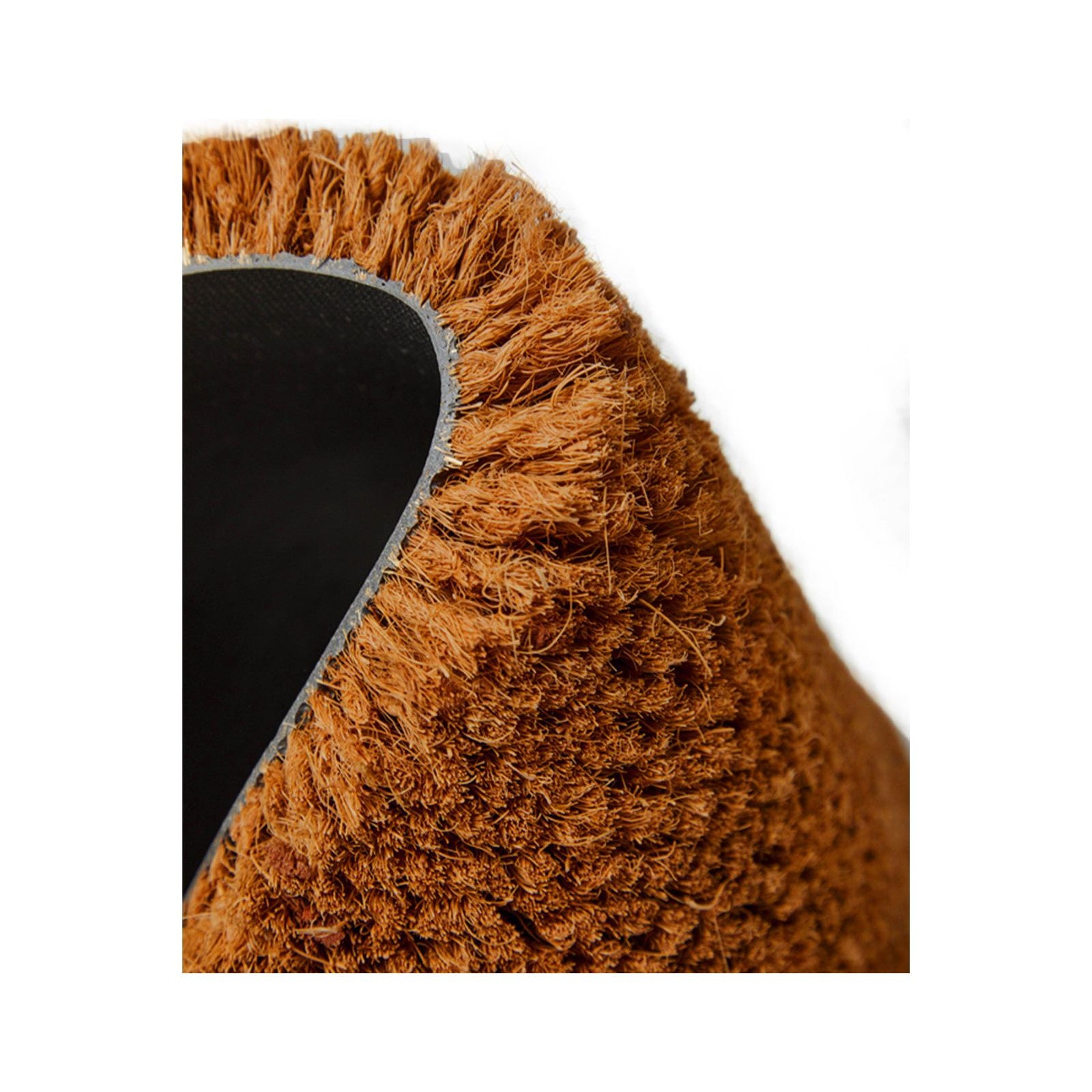 Covoras intrare, 40x60 cm, forma dreptunghiulara, material coir, maro, Coco Nuclear Family