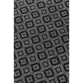 Covor Buio Djt Cap, 140 cm, forma rotunda, catifea/poliester, negru/alb