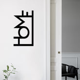 Accesoriu decorativ Home, negru, metal, 28x50 cm