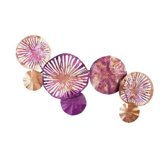 Accesoriu decorativ Metal Art 2, multicolor, metal, 74x38 cm