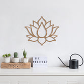 Tablou Lotus Flower, 1, metal, cupru, 50x43 cm