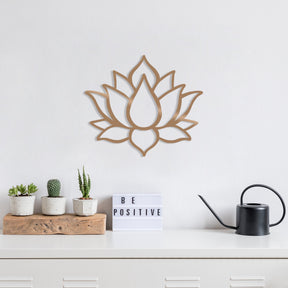 Tablou Lotus Flower, 1, metal, cupru, 50x43 cm