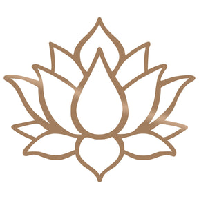 Tablou Lotus Flower, 1, metal, cupru, 50x43 cm