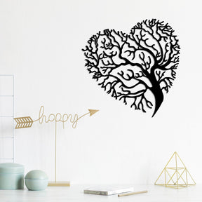 Accesoriu decorativ Kalp, negru, metal, 70x70 cm