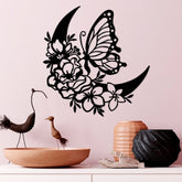 Accesoriu decorativ 891TNL2020, negru, metal, 47x2x49 cm
