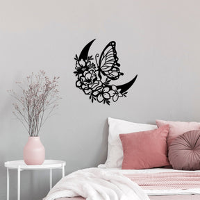 Accesoriu decorativ 891TNL2020, negru, metal, 47x2x49 cm