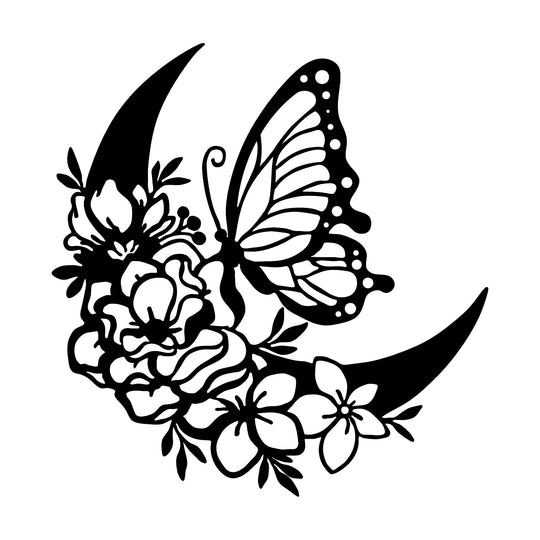 Accesoriu decorativ 891TNL2020, negru, metal, 47x2x49 cm