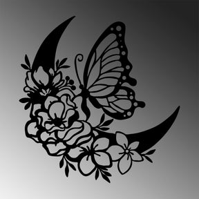 Accesoriu decorativ 891TNL2020, negru, metal, 47x2x49 cm