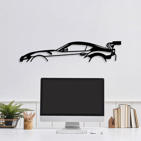 Accesoriu decorativ 891TNL2359, negru, metal, 70x14 cm