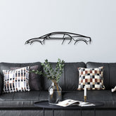 Accesoriu decorativ 891TNL2364, negru, metal, 70x13 cm