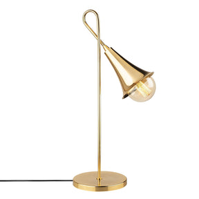 Veioza Sarmal-3071, auriu, metal/textil, 18x30 cm