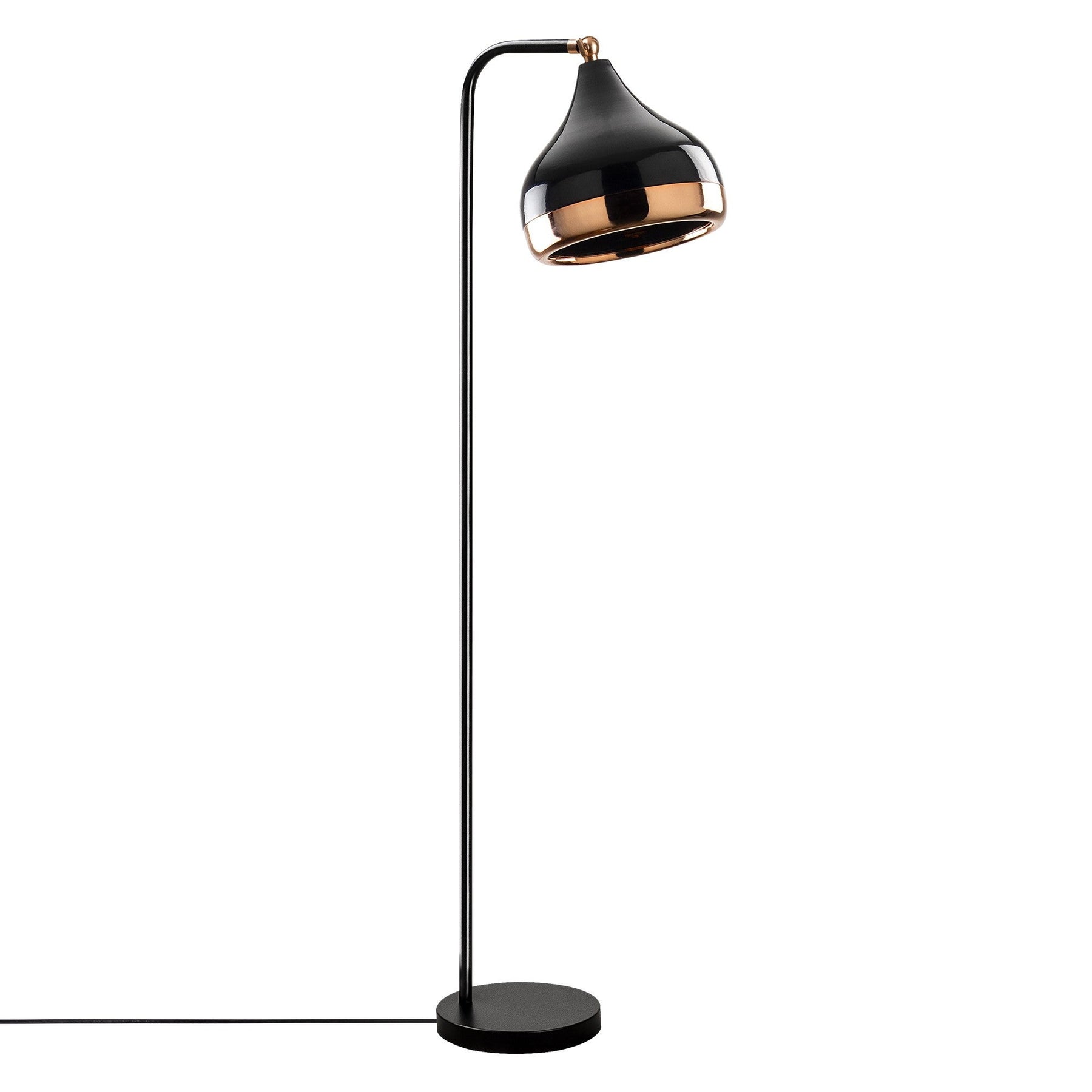 Lampadar Yıldo, 6906, metal, negru/cupru, 30x17x120 cm