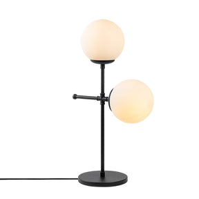 Veioza Mudoni-MR-954-1, negru, metal/sticla, 55x30 cm