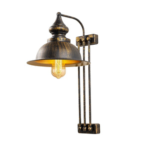 Lampa de perete 3743, maro, metal, 28x32x53 cm