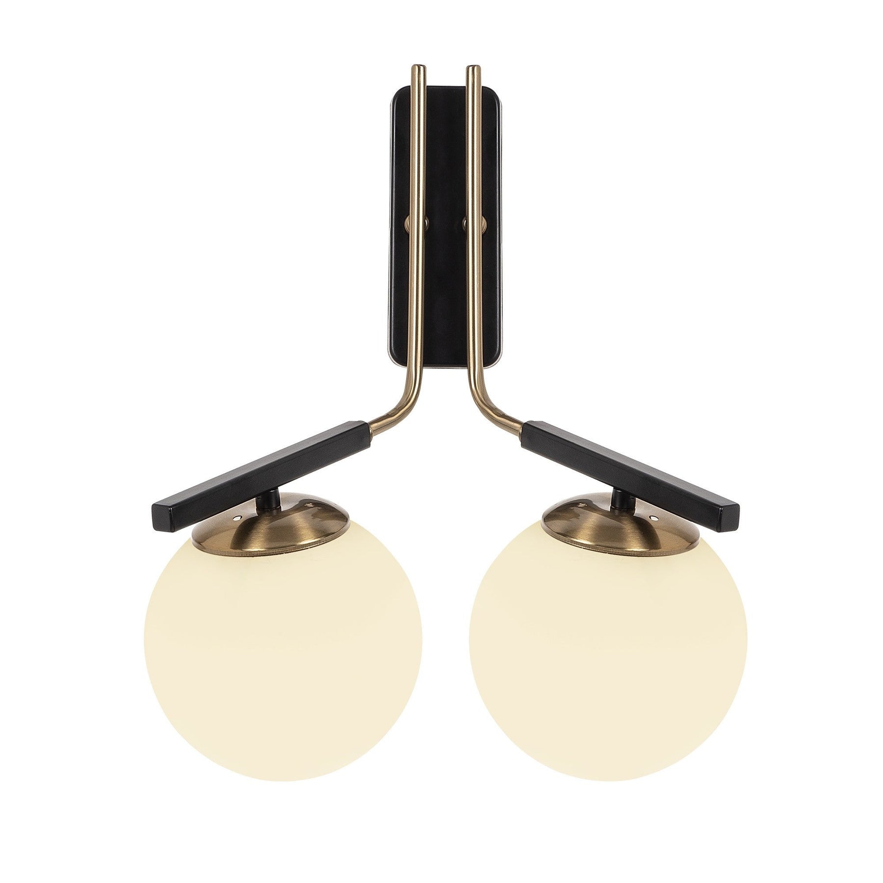 Lampa de perete 4016, negru, metal, 32x20x40 cm