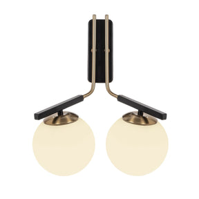 Lampa de perete 4016, negru, metal, 32x20x40 cm