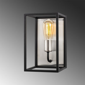 Lampa de perete Kafes-5561, negru, metal, 17x19x28 cm