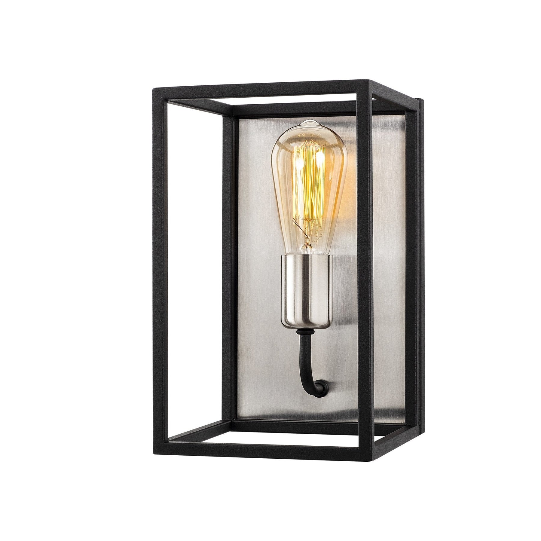 Lampa de perete Kafes-5561, negru, metal, 17x19x28 cm