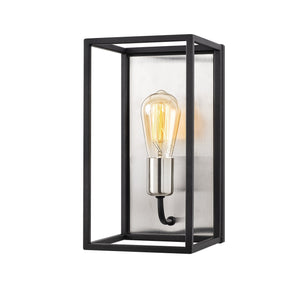 Lampa de perete Kafes-5566, negru, metal, 17x19x32 cm