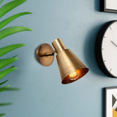 Lampa de perete Kem-6346, maro, metal, 25x14x22 cm