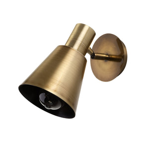 Lampa de perete Kem-6346, maro, metal, 25x14x22 cm