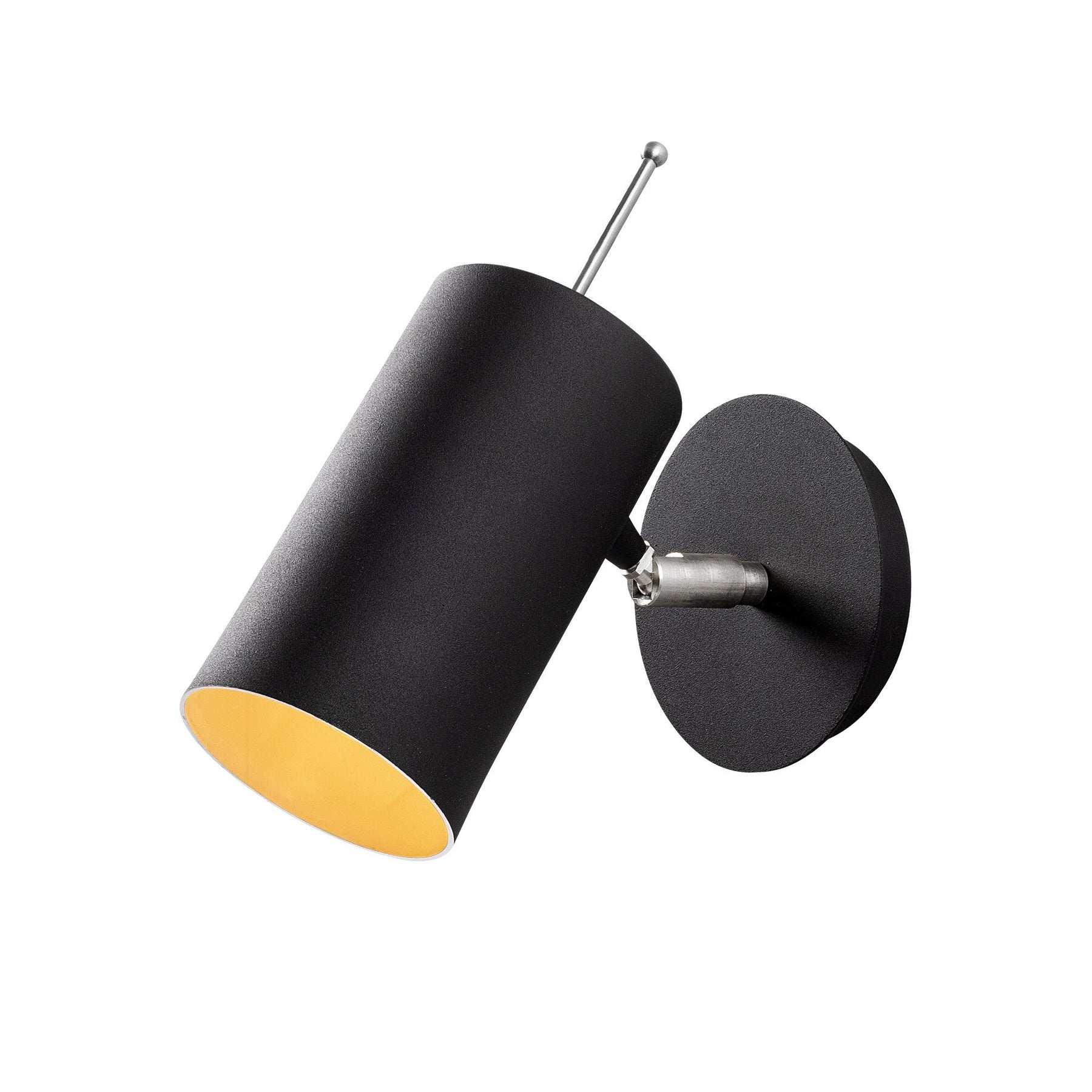Lampa de perete Kem-6381, negru, metal, 9x22x23 cm