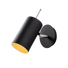 Lampa de perete Kem-6381, negru, metal, 9x22x23 cm