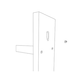 Lampa de perete Asaf-6990, negru/alb, metal/material textil, 62x28x24 cm