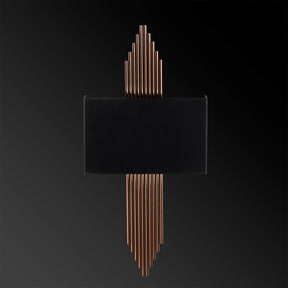 Lampa de perete 613-A, negru/maro, metal, 75x10x22 cm