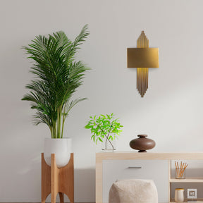 Aplica de perete A615 - A, metal, auriu, 75x10x22 cm