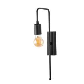 Lampa de perete Mum-3502, negru, metal, 6x22x42 cm