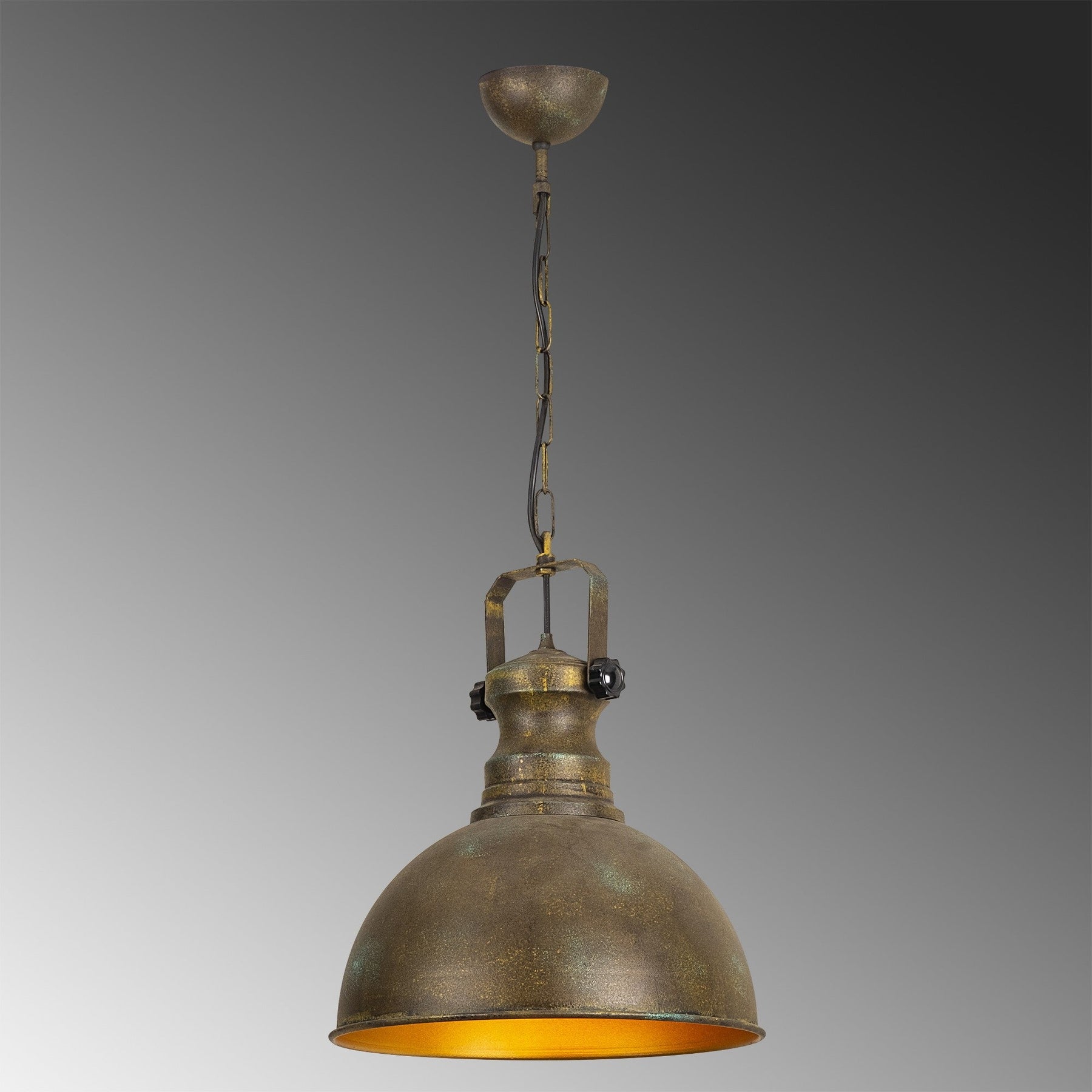 Lustra Saglam-3710, maro, metal, 31x85 cm
