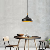 Lustra Saglam-3721, negru, metal, 36x124 cm