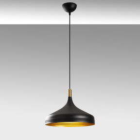 Lustra Saglam-3721, negru, metal, 36x124 cm