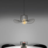 Lustra Tel-6736, metal, negru, 110x38 cm