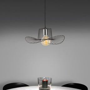 Lustra Tel-6736, metal, negru, 110x38 cm