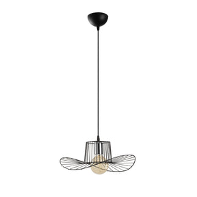 Lustra Tel-6736, metal, negru, 110x38 cm