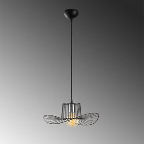 Lustra Tel-6736, metal, negru, 110x38 cm