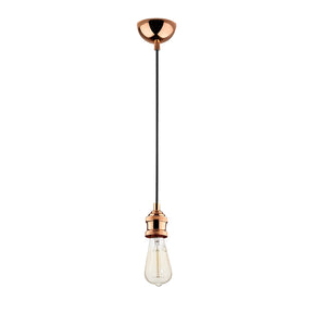 Lustra Kabluni-MR-910, negru/maro, metal, 6x102 cm