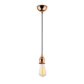 Lustra Kabluni-MR-910, negru/maro, metal, 6x102 cm