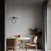 Lustra Tel, 6504, cadru metalic, negru, 50x123 cm