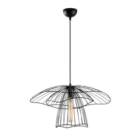 Lustra Tel, 6504, cadru metalic, negru, 50x123 cm