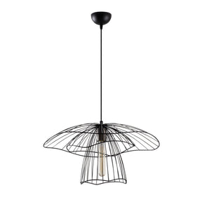 Lustra Tel, 6504, cadru metalic, negru, 50x123 cm