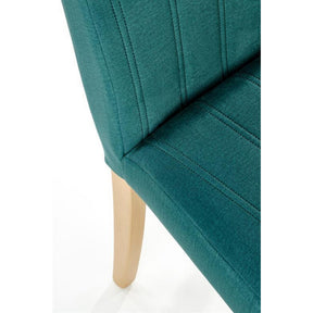Scaun DIEGO 3, stofa catifelata verde inchis, 47x59x99 cm