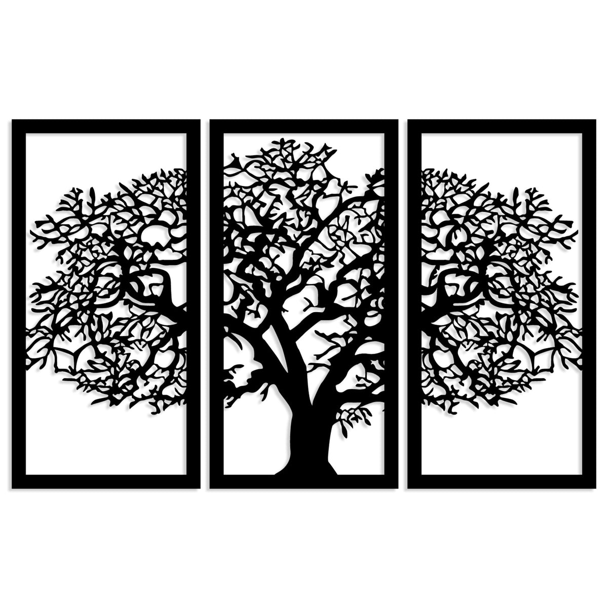 Accesoriu decorativ Ağaç 5, negru, lemn, 105x66 cm