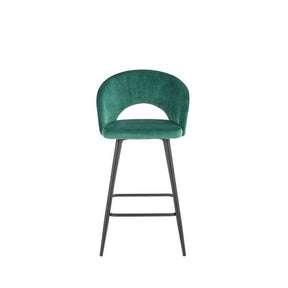 Scaun bar H96, verde, 48x49x89 cm