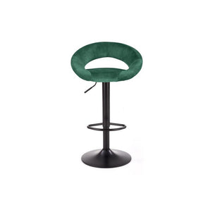 Scaun bar H102, verde, 53x48x100 cm